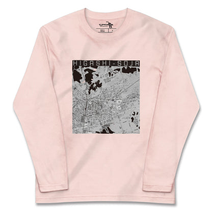 【東総社（岡山県）】地図柄ロングスリーブTシャツ