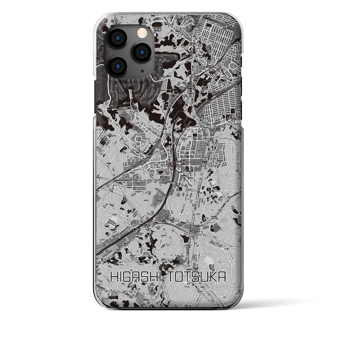【東戸塚（神奈川県）】地図柄iPhoneケース（クリアタイプ）