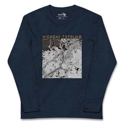 【東戸塚（神奈川県）】地図柄ロングスリーブTシャツ