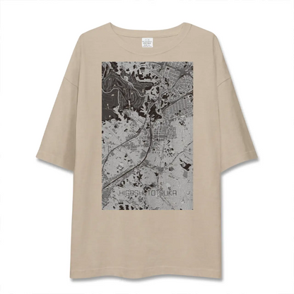 【東戸塚（神奈川県）】地図柄ビッグシルエットTシャツ