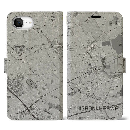 【東浦和（埼玉県）】地図柄iPhoneケース（手帳タイプ）