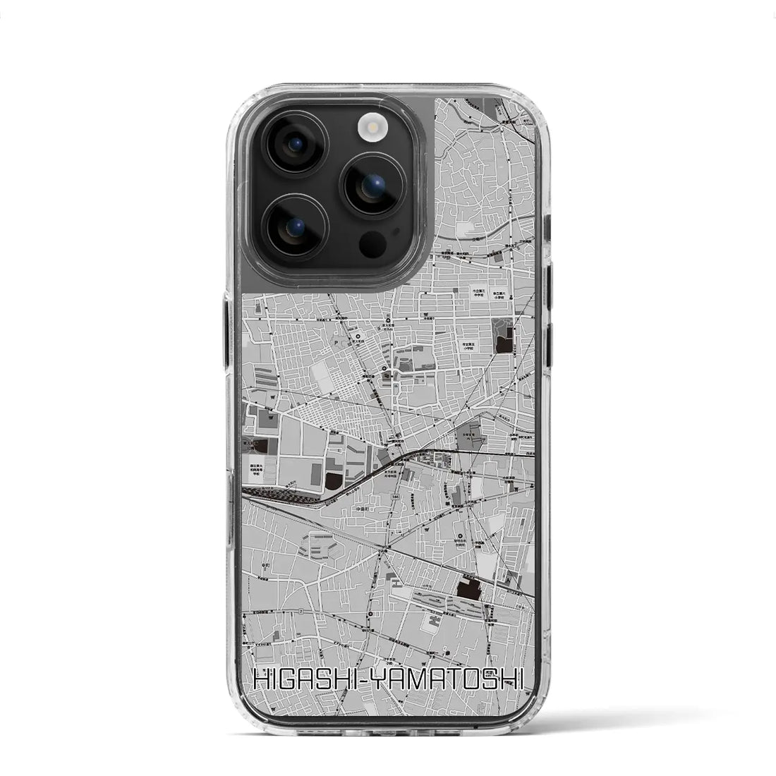 【東大和市（東京都）】地図柄iPhoneケース（MagSafeタイプ）