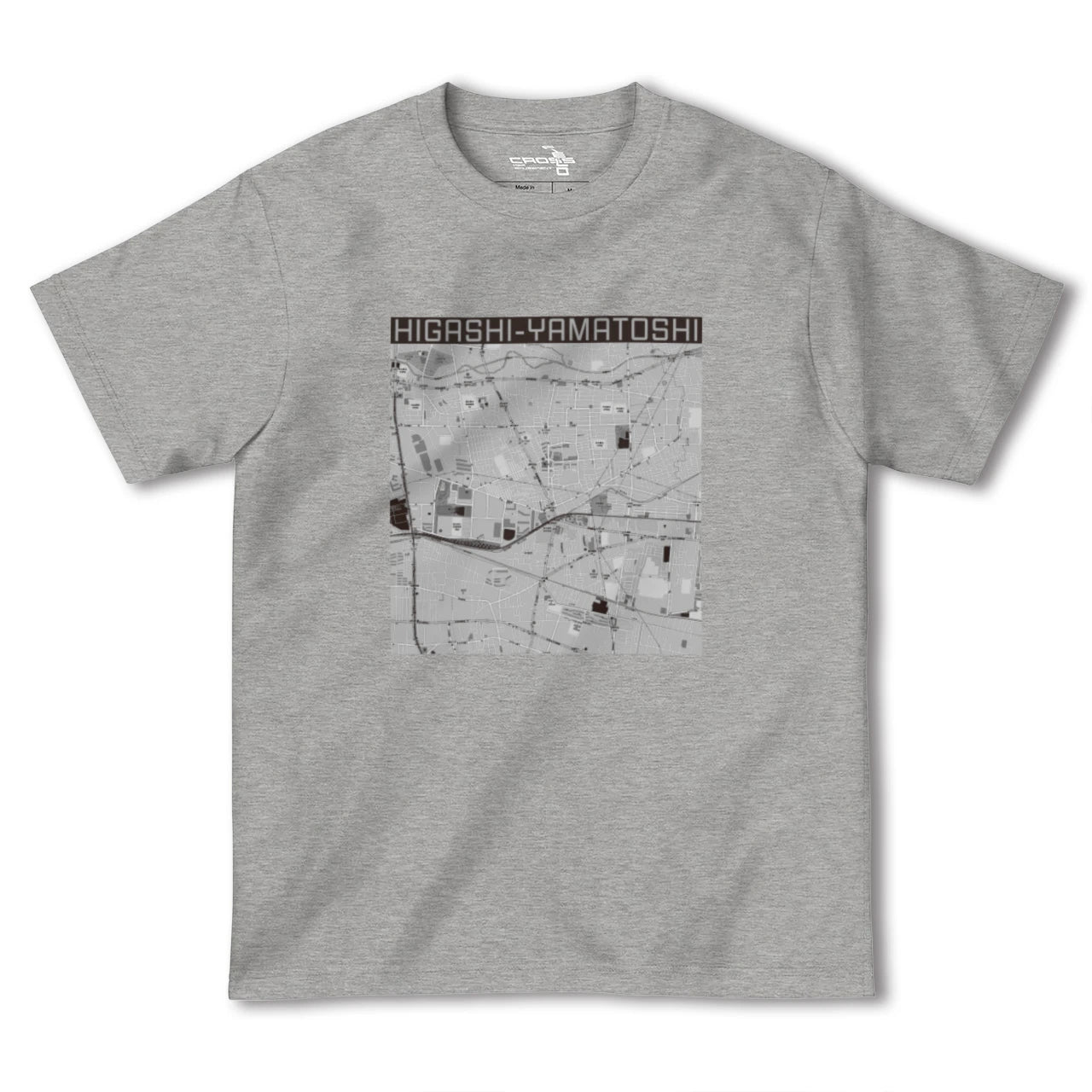 【東大和市（東京都）】地図柄ヘビーウェイトTシャツ