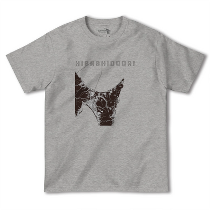 【東通（青森県）】地図柄ヘビーウェイトTシャツ