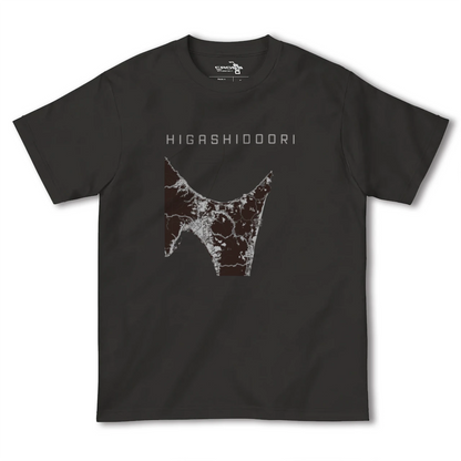 【東通（青森県）】地図柄ヘビーウェイトTシャツ