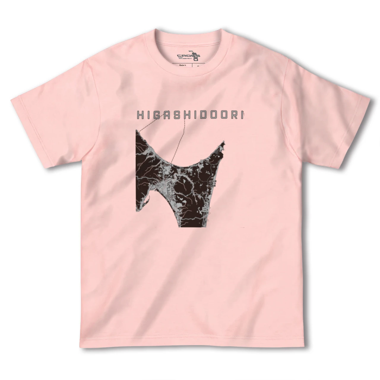 【東通（青森県）】地図柄ヘビーウェイトTシャツ