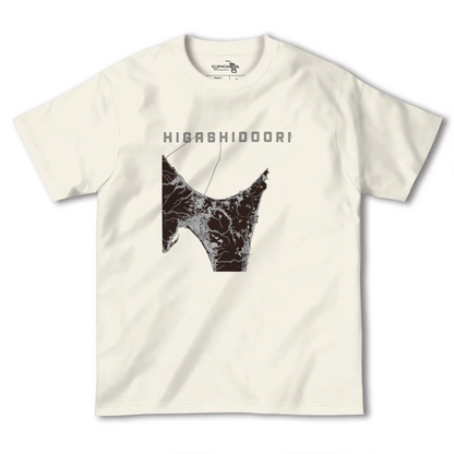 【東通（青森県）】地図柄ヘビーウェイトTシャツ