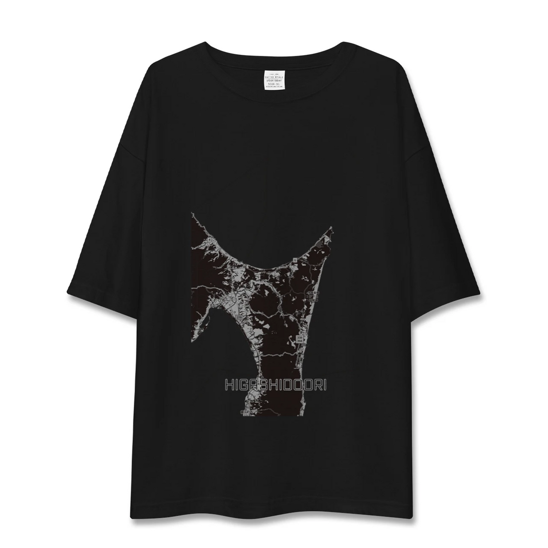 【東通（青森県）】地図柄ビッグシルエットTシャツ