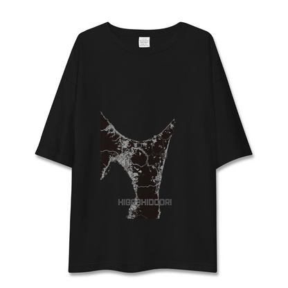 【東通（青森県）】地図柄ビッグシルエットTシャツ