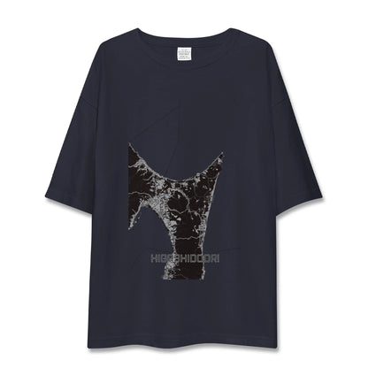 【東通（青森県）】地図柄ビッグシルエットTシャツ