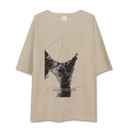 【東通（青森県）】地図柄ビッグシルエットTシャツ