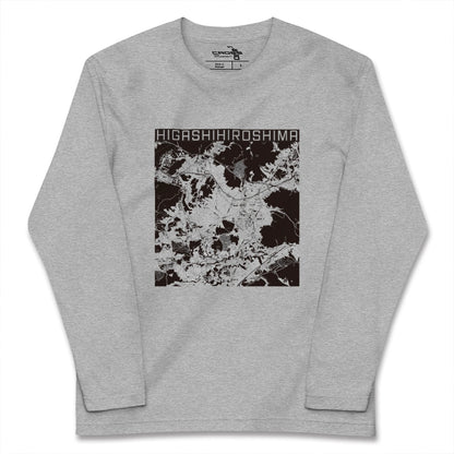 【東広島（広島県）】地図柄ロングスリーブTシャツ