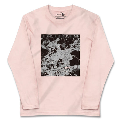 【東広島（広島県）】地図柄ロングスリーブTシャツ
