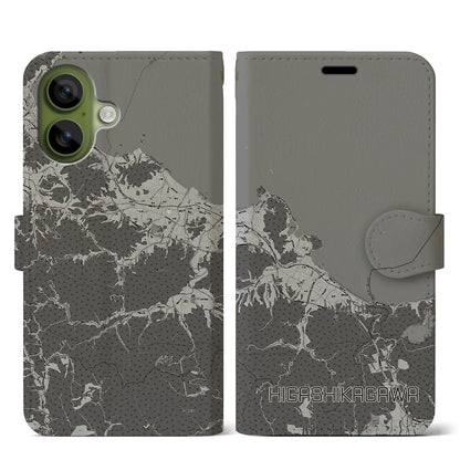 【東かがわ（香川県）】地図柄iPhoneケース（手帳タイプ）