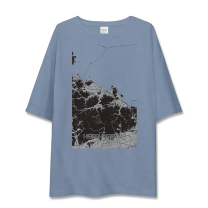 【東かがわ（香川県）】地図柄ビッグシルエットTシャツ