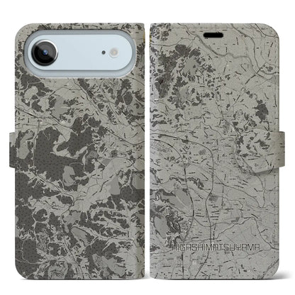 【東松山（埼玉県）】地図柄iPhoneケース（手帳タイプ）