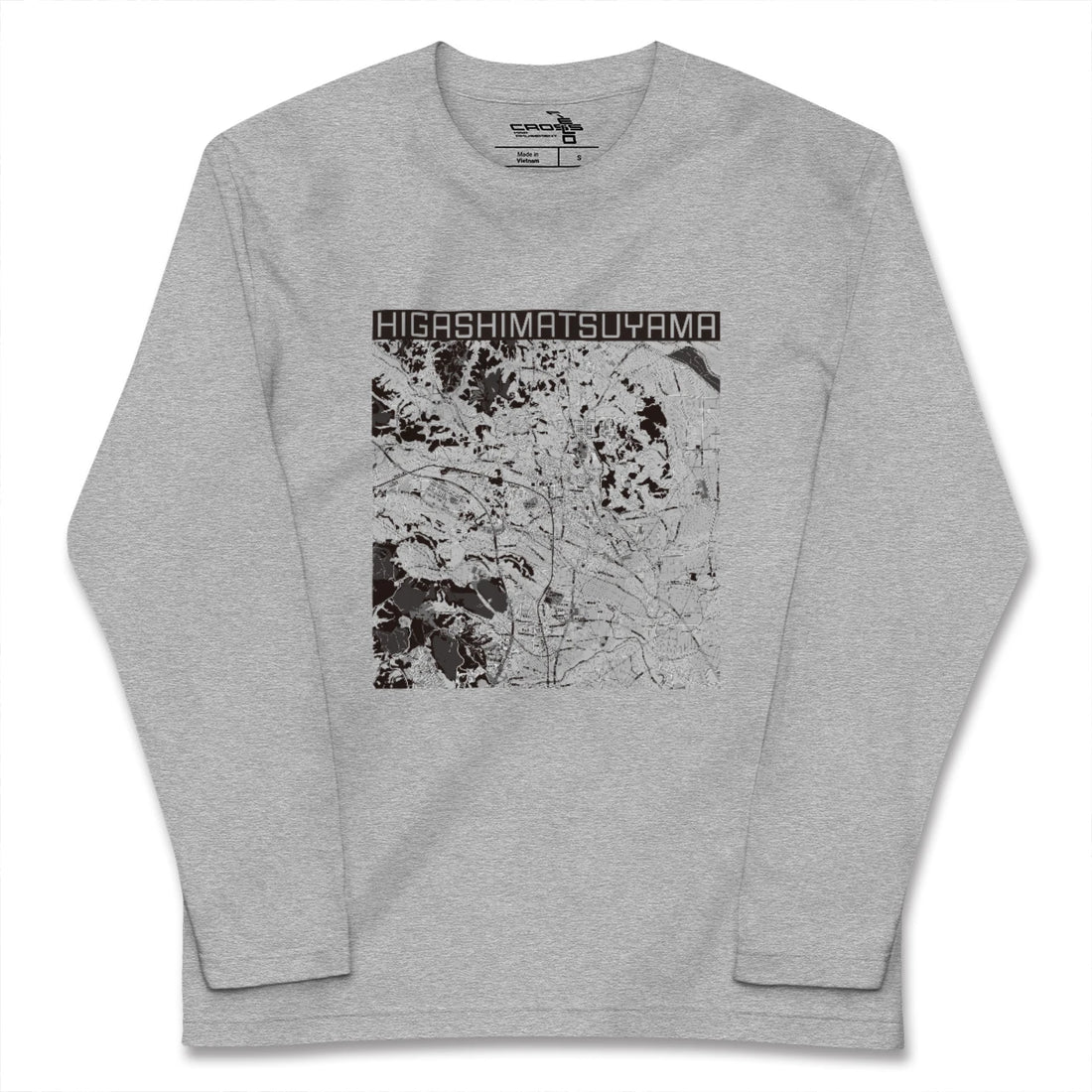【東松山(埼玉県)】地図柄ロングスリーブTシャツ