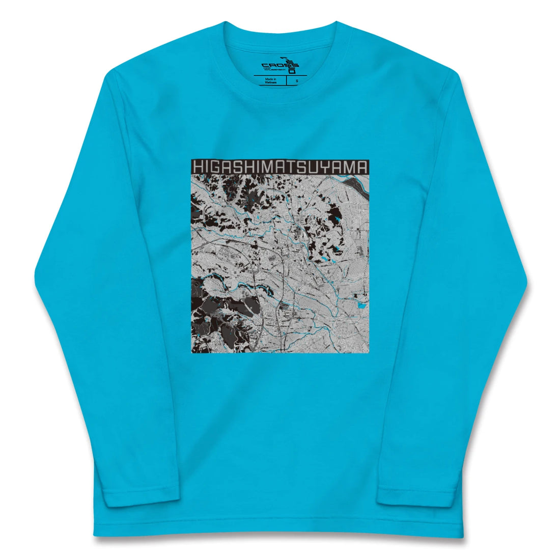 【東松山(埼玉県)】地図柄ロングスリーブTシャツ