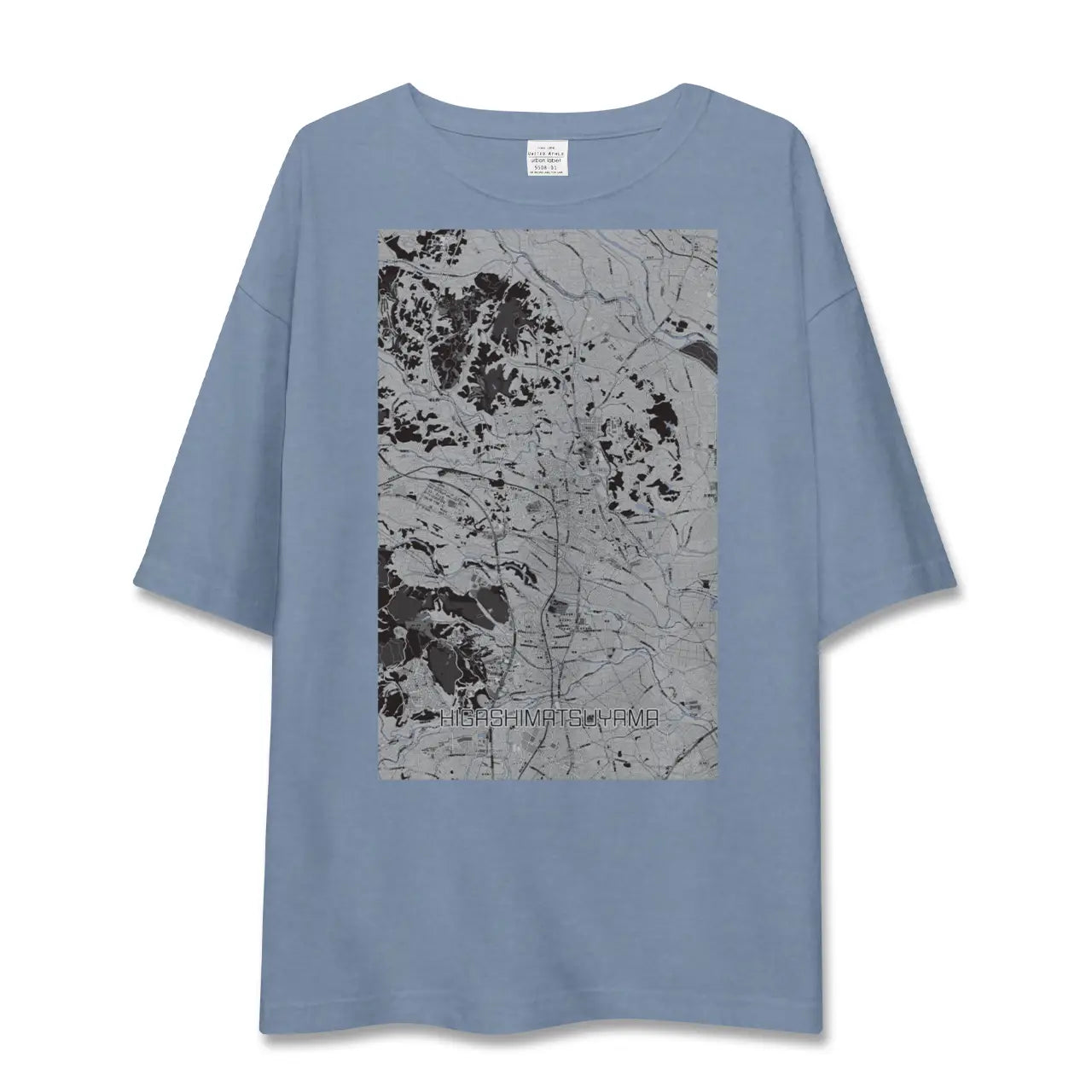 【東松山（埼玉県）】地図柄ビッグシルエットTシャツ