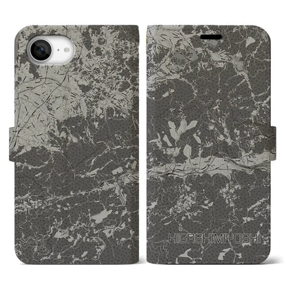 【東みよし（徳島県）】地図柄iPhoneケース（手帳タイプ）