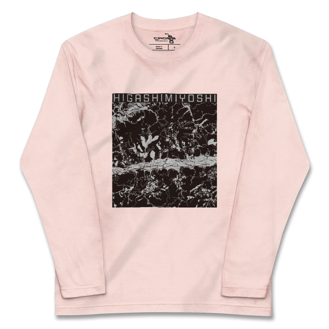 【東みよし(徳島県)】地図柄ロングスリーブTシャツ