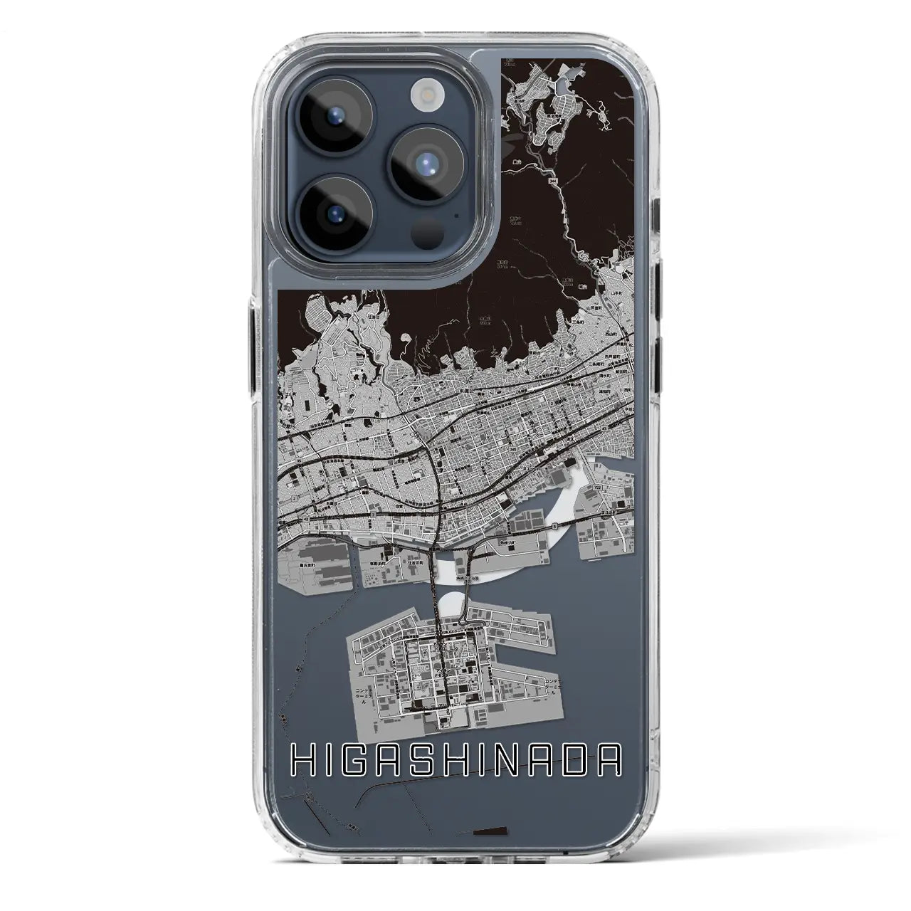【東灘（兵庫県）】地図柄iPhoneケース（MagSafeタイプ）