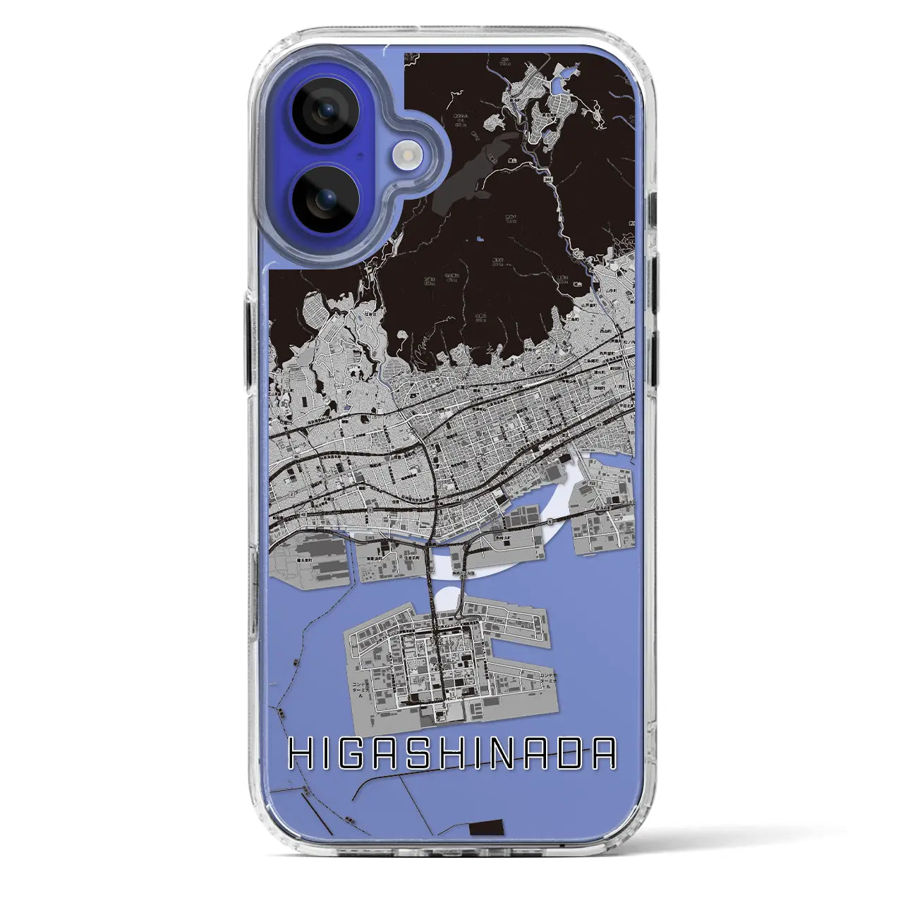 【東灘（兵庫県）】地図柄iPhoneケース（MagSafeタイプ）