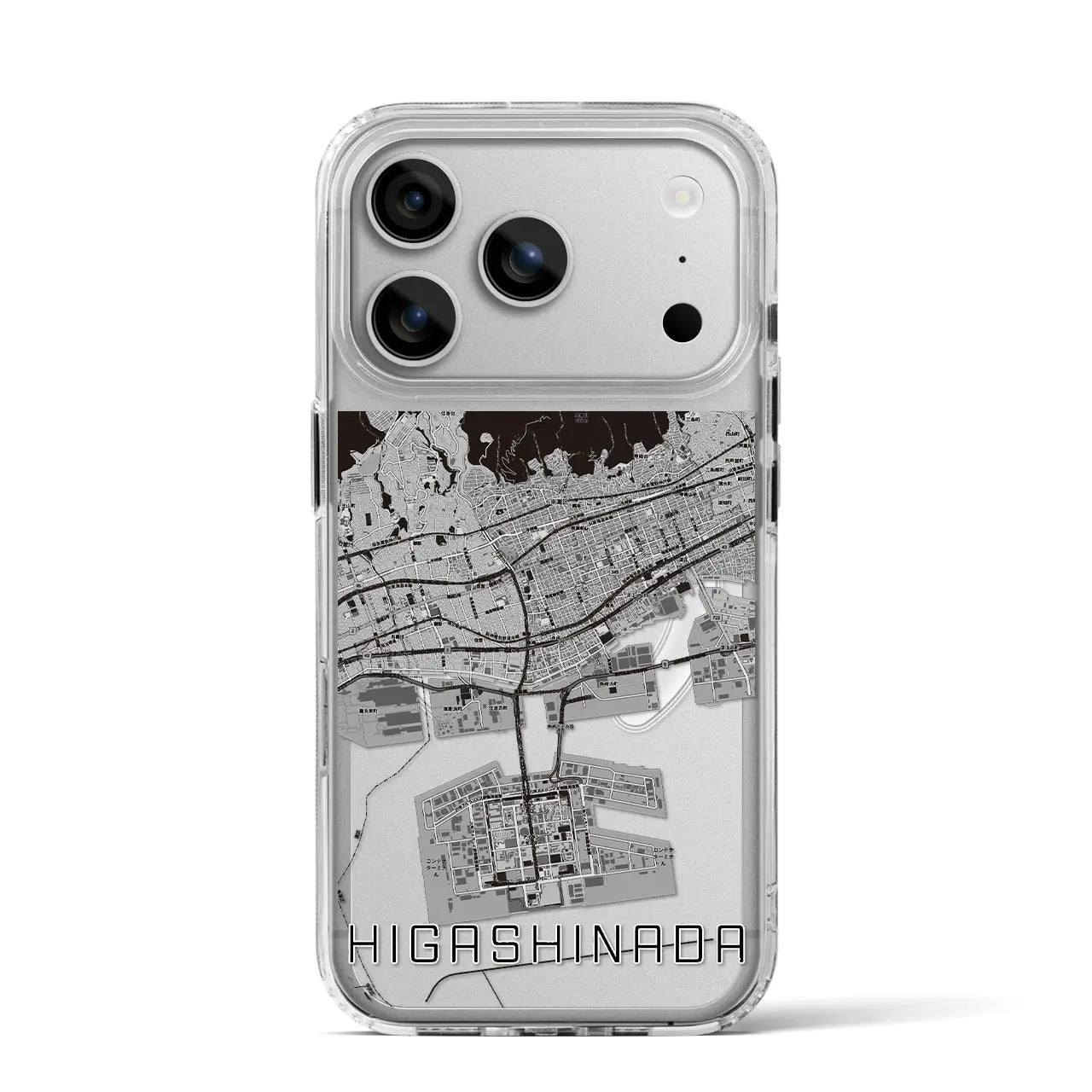 【東灘（兵庫県）】地図柄iPhoneケース（MagSafeタイプ）