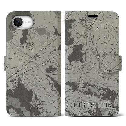 【東近江（滋賀県）】地図柄iPhoneケース（手帳タイプ）