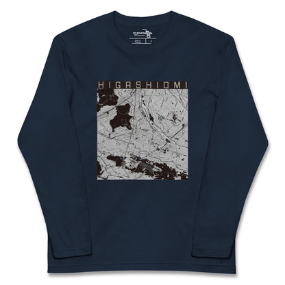 【東近江（滋賀県）】地図柄ロングスリーブTシャツ