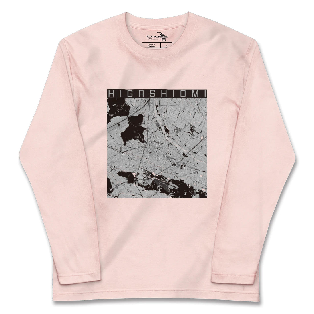 【東近江(滋賀県)】地図柄ロングスリーブTシャツ