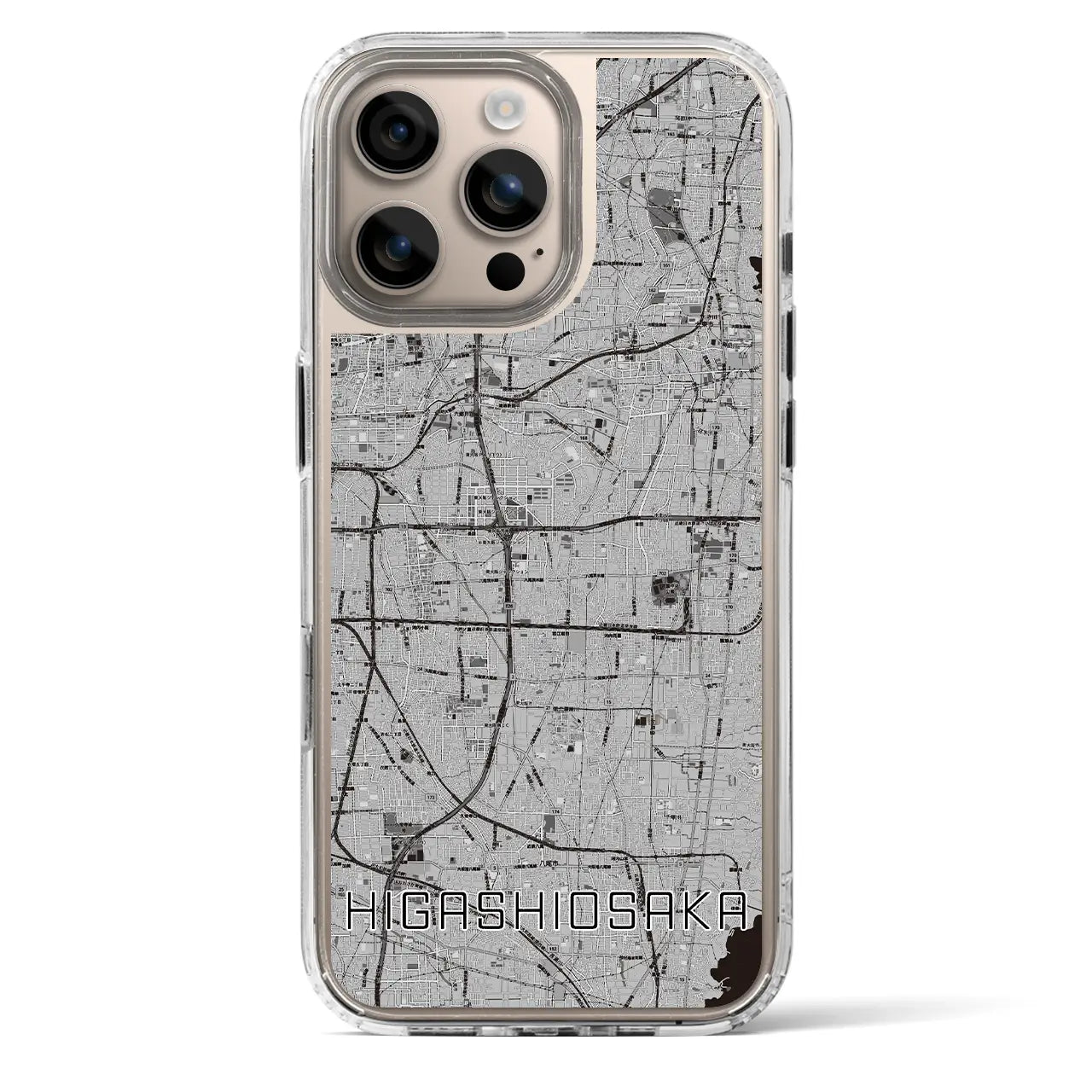 【東大阪（大阪府）】地図柄iPhoneケース（MagSafeタイプ）