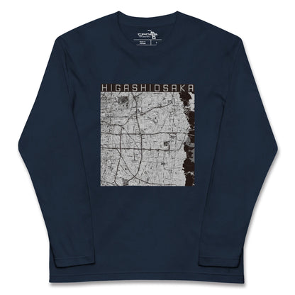 【東大阪（大阪府）】地図柄ロングスリーブTシャツ