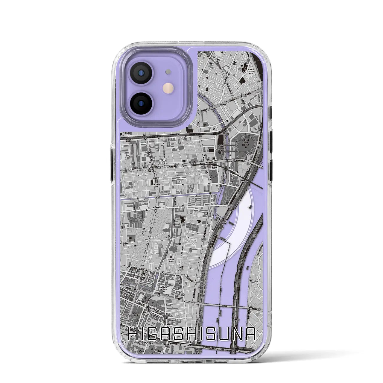 【東砂（東京都）】地図柄iPhoneケース（MagSafeタイプ）
