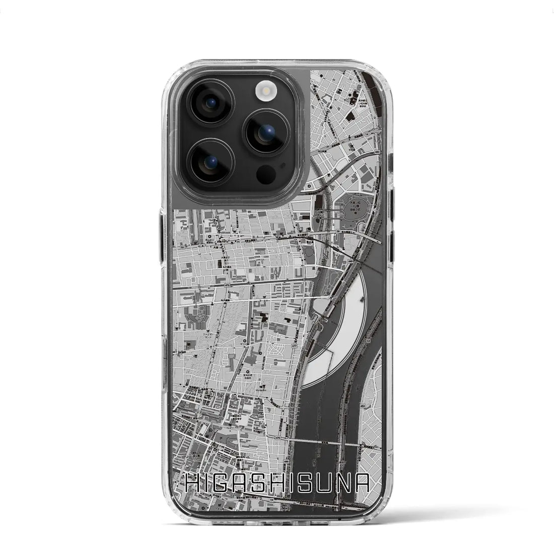 【東砂（東京都）】地図柄iPhoneケース（MagSafeタイプ）