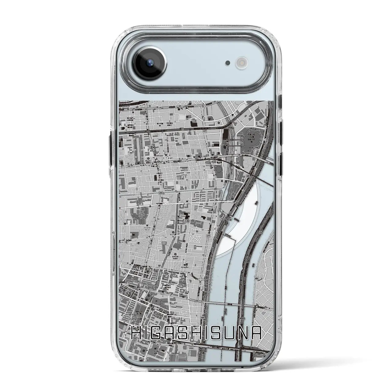 【東砂（東京都）】地図柄iPhoneケース（MagSafeタイプ）