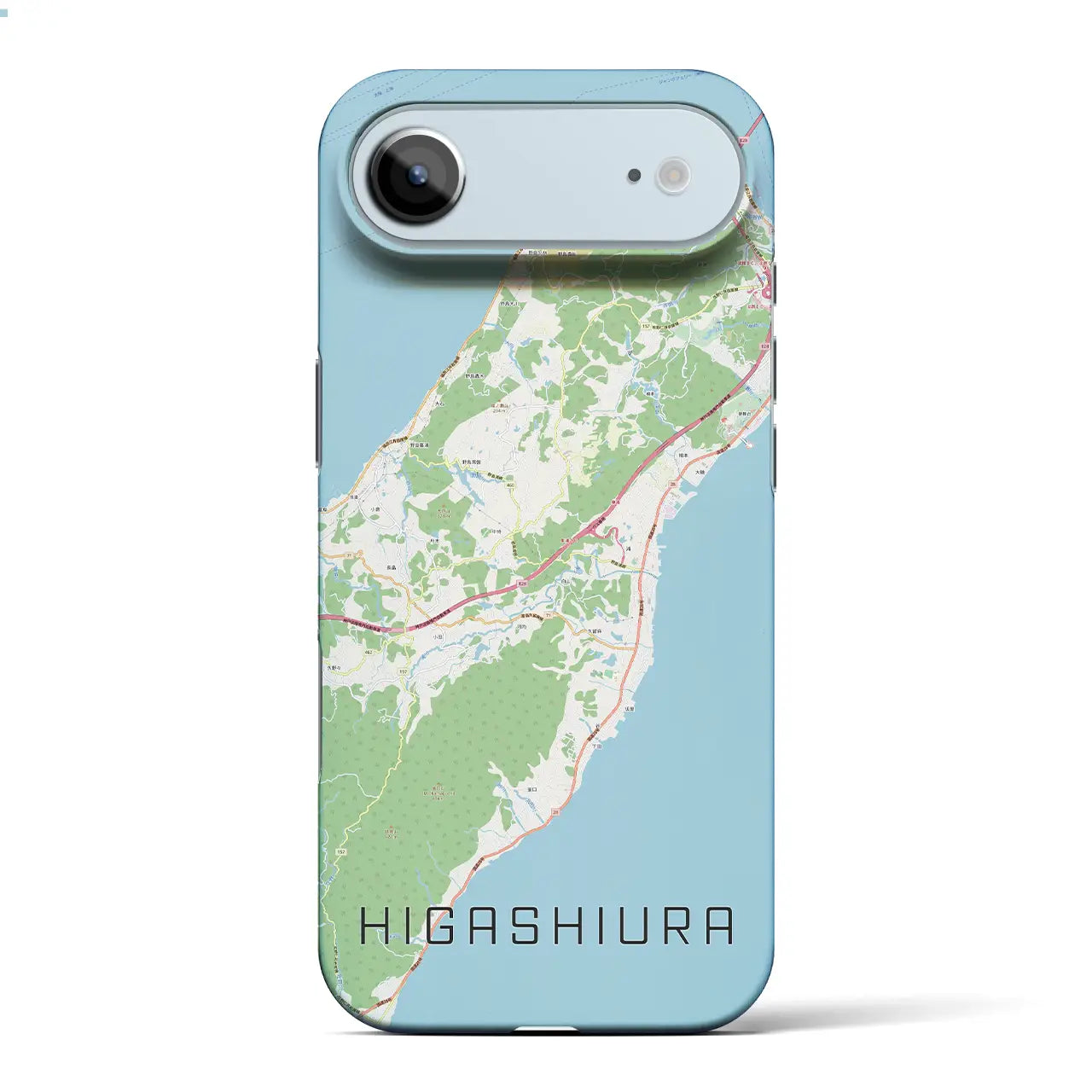 【東浦（兵庫県）】地図柄iPhoneケース（バックカバータイプ）