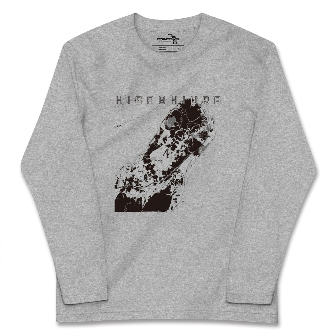 【東浦(兵庫県)(兵庫県)】地図柄ロングスリーブTシャツ