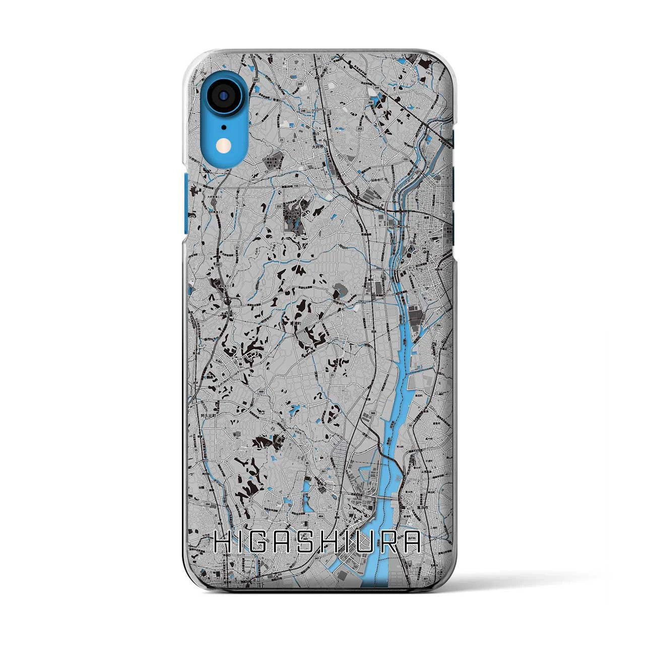 【東浦（愛知県）】地図柄iPhoneケース（クリアタイプ）