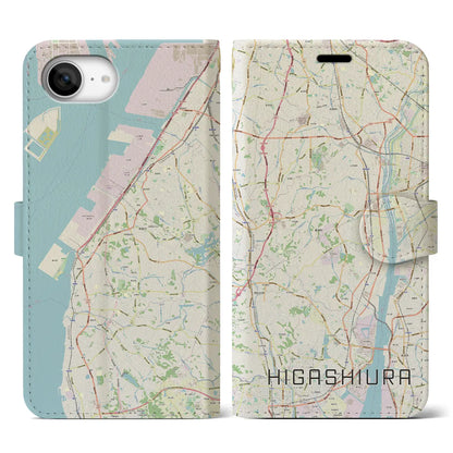 【東浦（愛知県）】地図柄iPhoneケース（手帳タイプ）