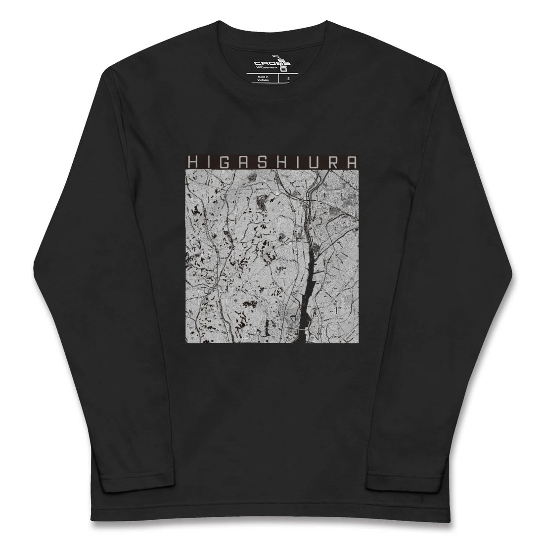 【東浦（愛知県）】地図柄ロングスリーブTシャツ