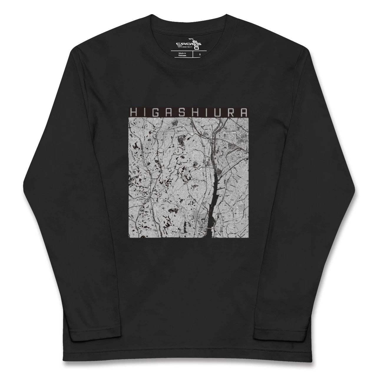 【東浦（愛知県）】地図柄ロングスリーブTシャツ