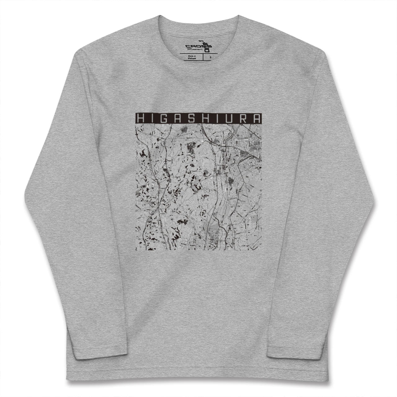 【東浦（愛知県）】地図柄ロングスリーブTシャツ