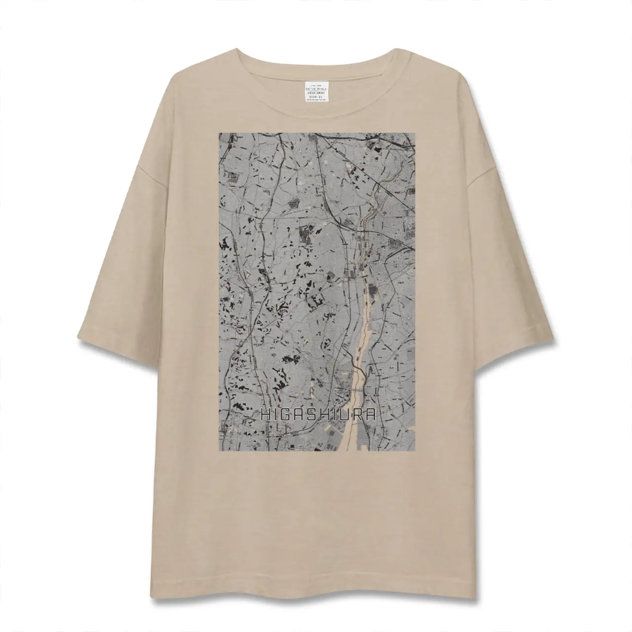 【東浦（愛知県）】地図柄ビッグシルエットTシャツ