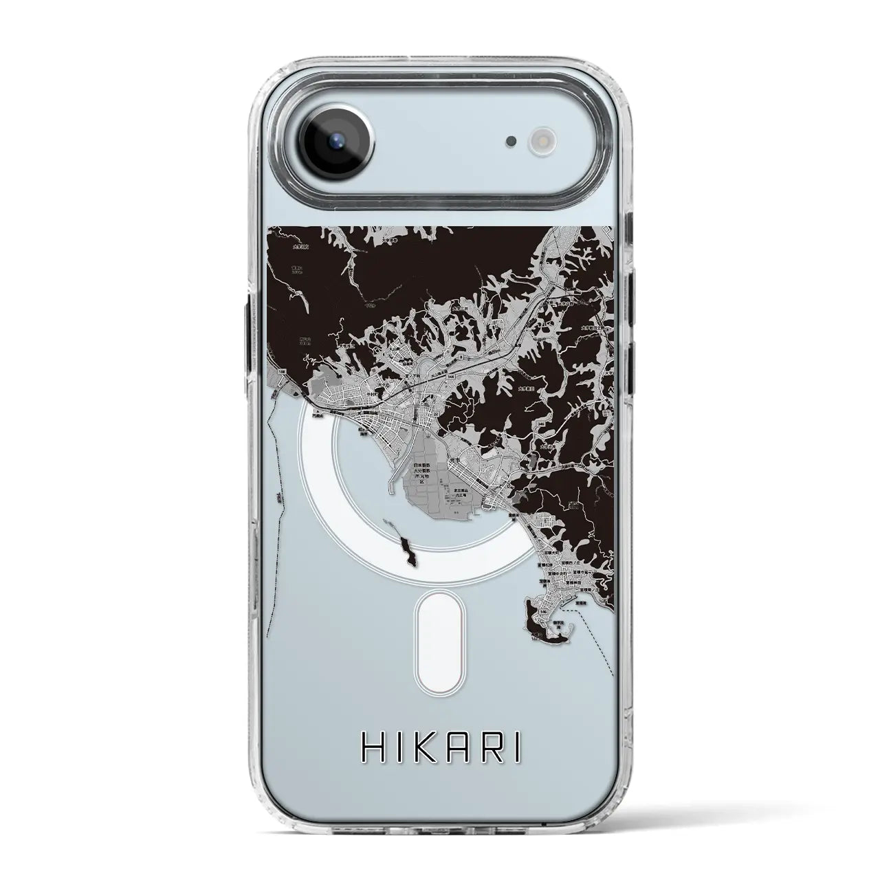 【光（山口県）】地図柄iPhoneケース（MagSafeタイプ）