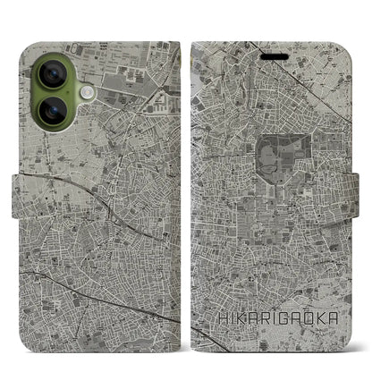 【光が丘（東京都）】地図柄iPhoneケース（手帳タイプ）