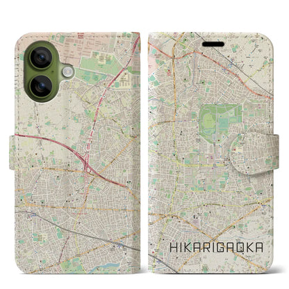 【光が丘（東京都）】地図柄iPhoneケース（手帳タイプ）
