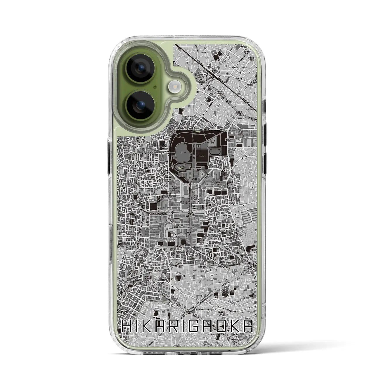 【光が丘（東京都）】地図柄iPhoneケース（MagSafeタイプ）