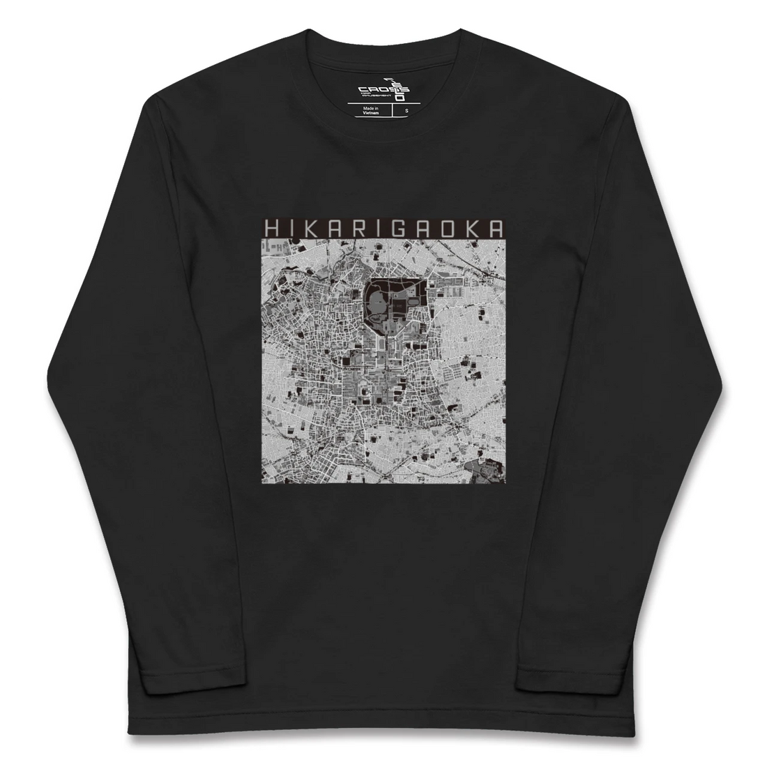 【光が丘(東京都)】地図柄ロングスリーブTシャツ