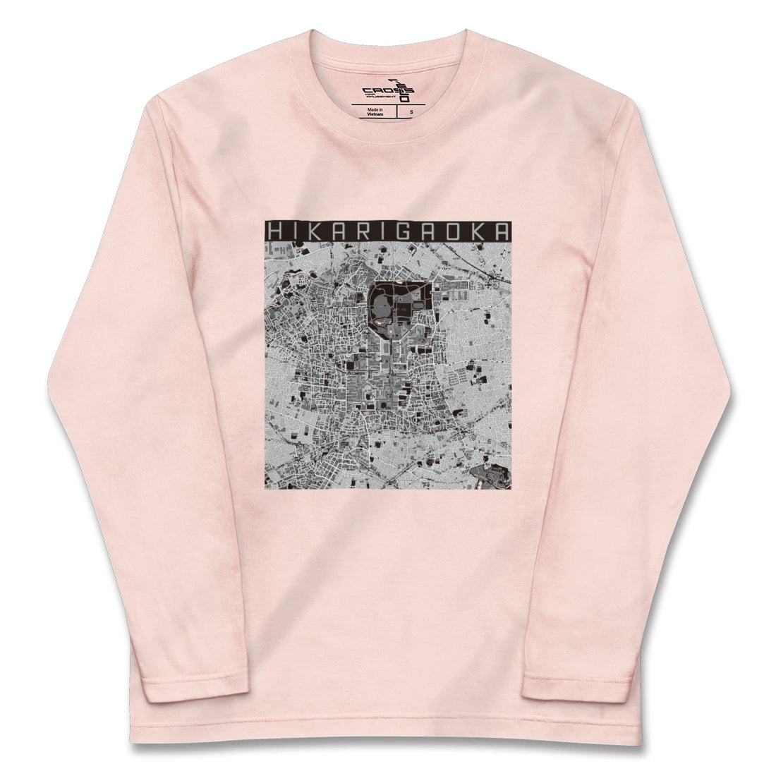 【光が丘(東京都)】地図柄ロングスリーブTシャツ